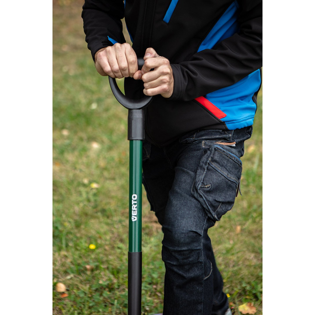 Tiesus kastuvas, metalinė rankena, plastikinė rankena 4