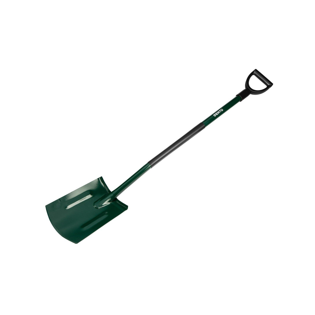 Tiesus kastuvas, metalinė rankena, plastikinė rankena Tiesus kastuvas, metalinė rankena, plastikinė rankena