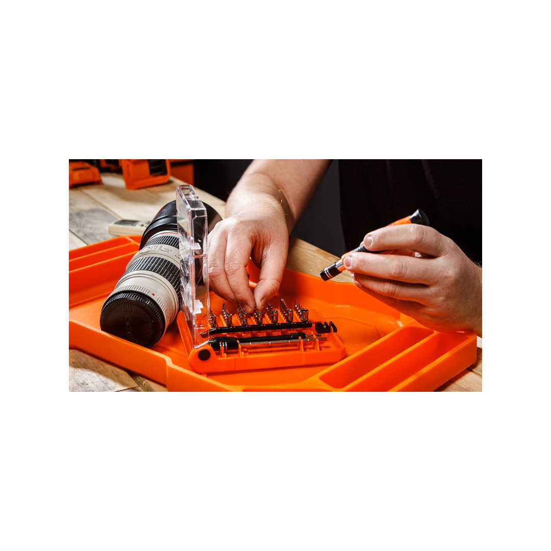 Tikslūs atsuktuvas su rankena 45 vnt. 2