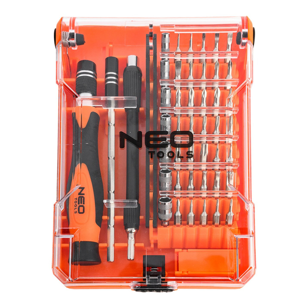 Tikslūs atsuktuvas su rankena 45 vnt. 6