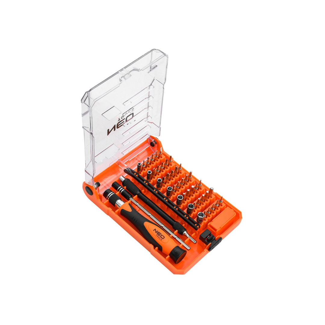 Tikslūs atsuktuvas su rankena 45 vnt.