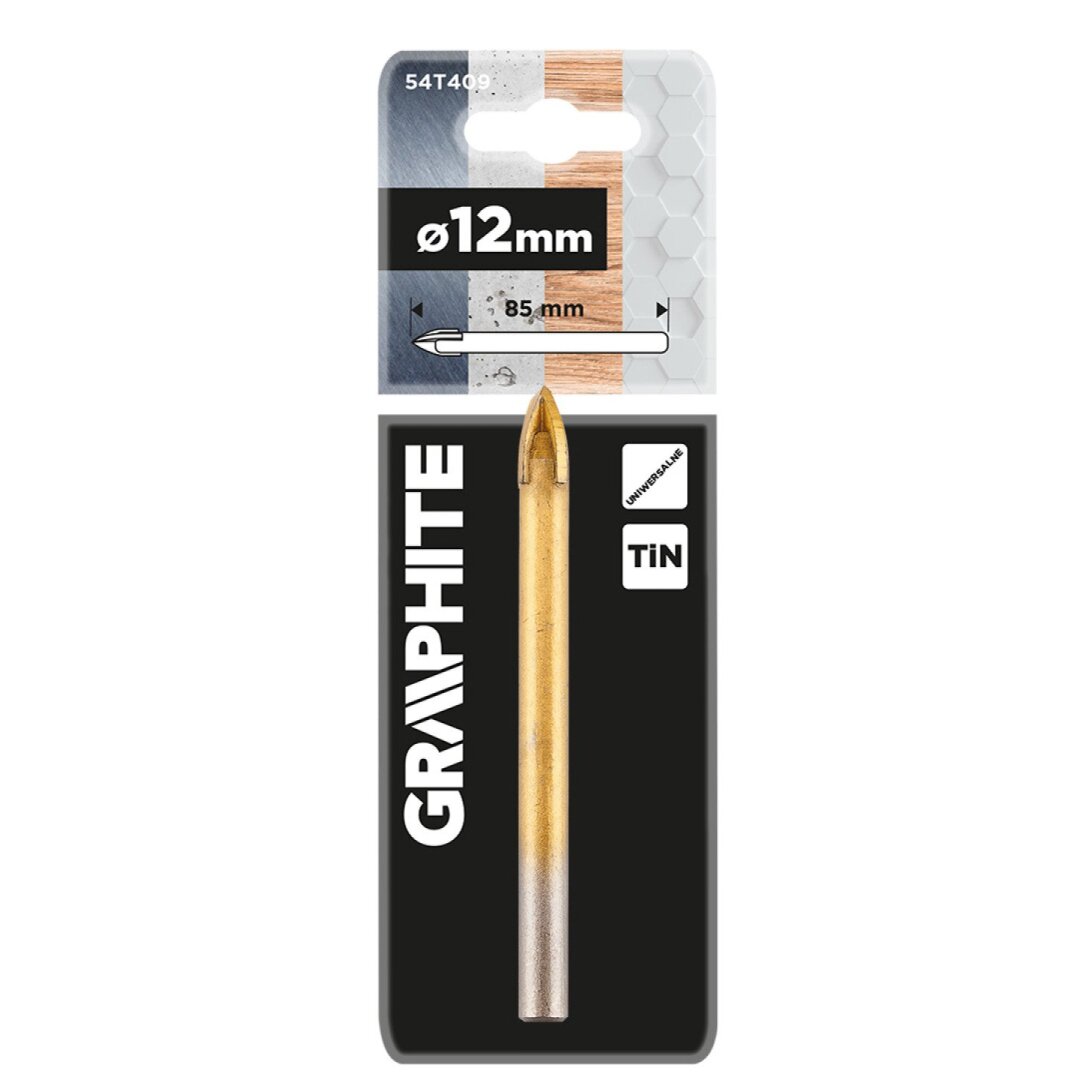 TiN universalus grąžtas, 12 mm 1 TiN universalus grąžtas, 12 mm 1