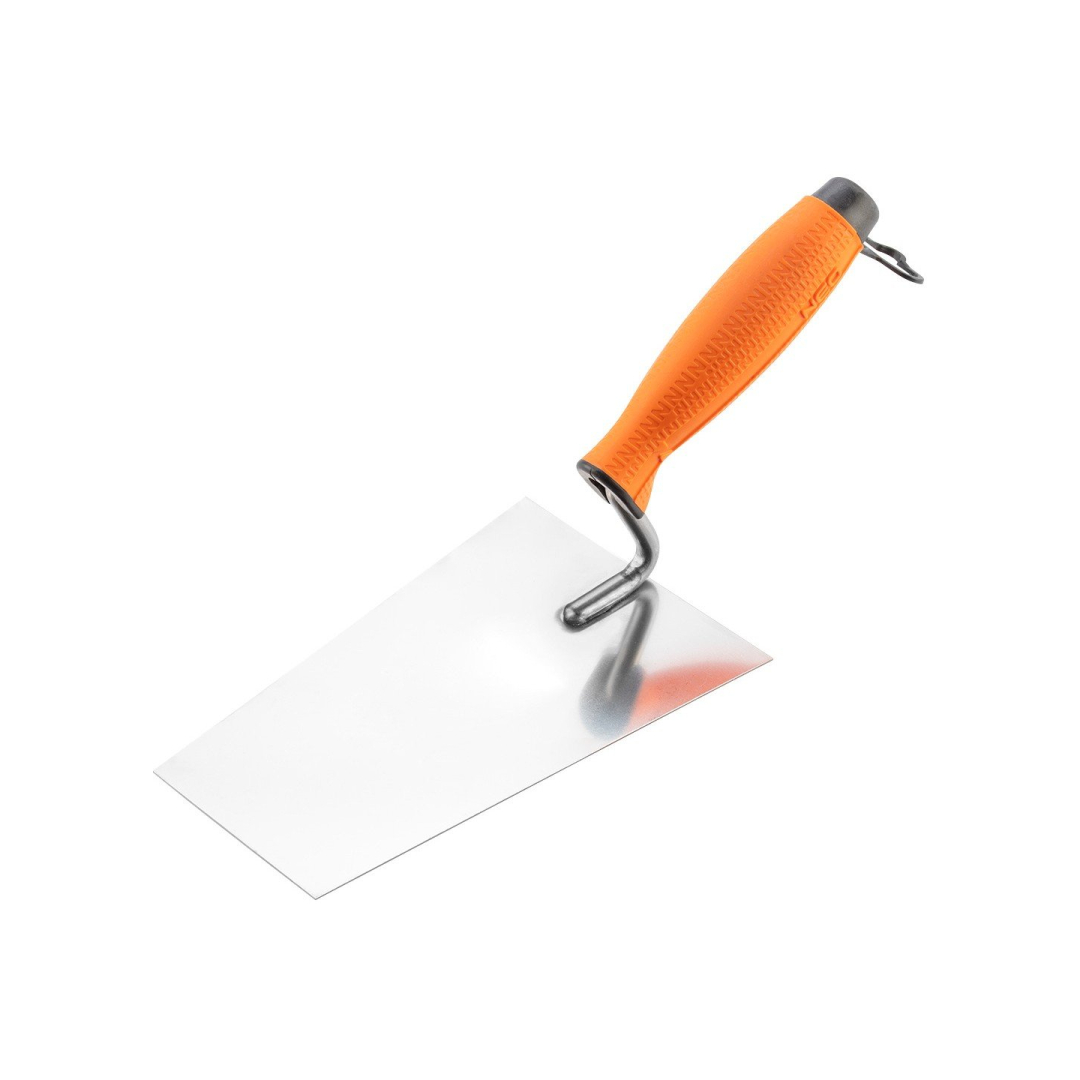 Tinko kraštinė mentele - trapecinė, 180 mm, bi-material handle