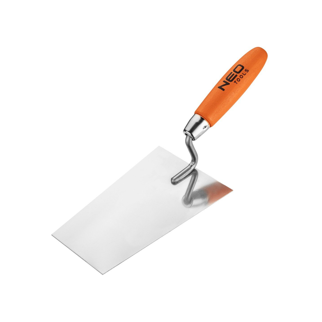 Tinko kraštinė mentele - trapecinė, 180 mm, medine rankena