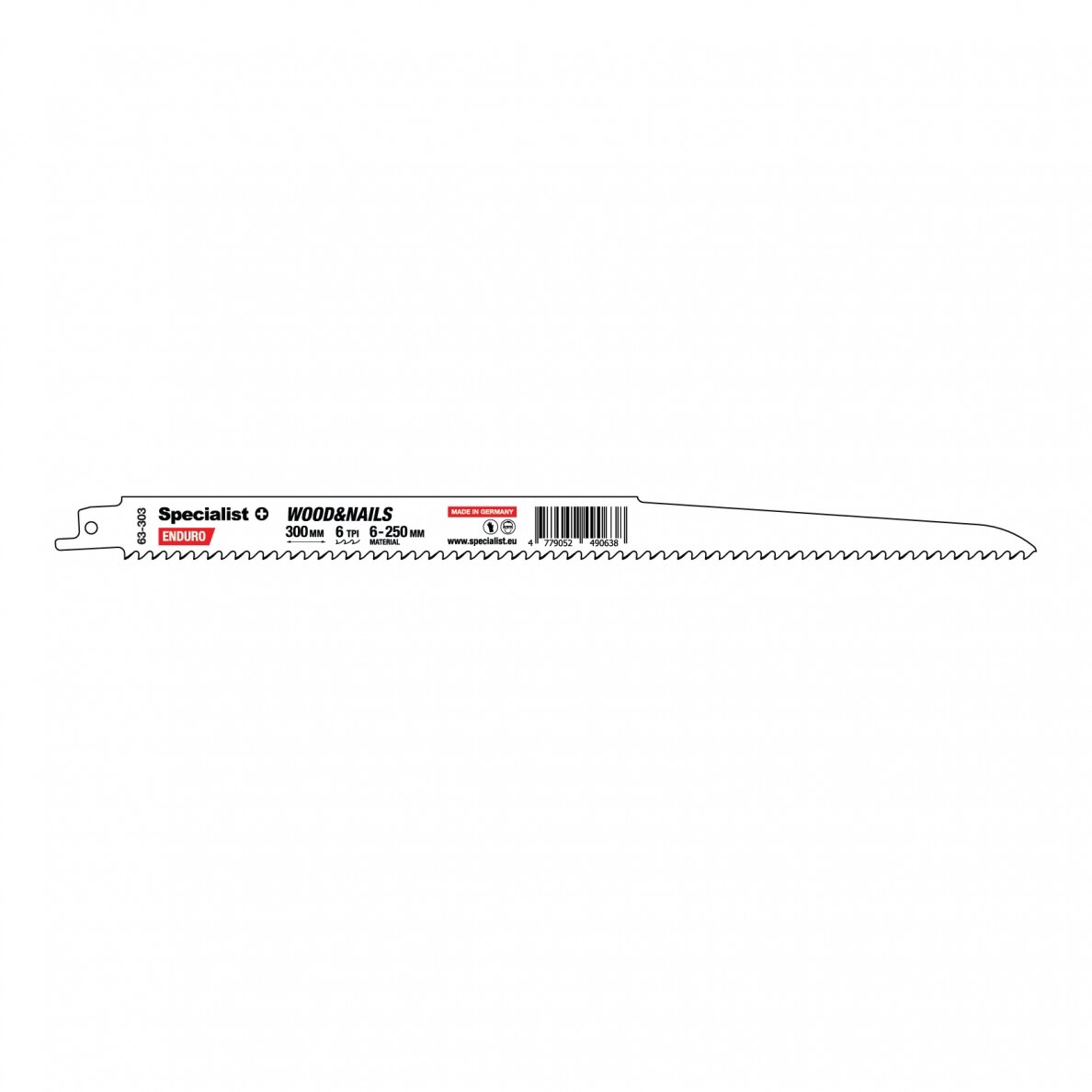Ties. pj. „Specialist+" med. su vin. 300 mm 6TPI Ties. pj. „Specialist+" med. su vin. 300 mm 6TPI