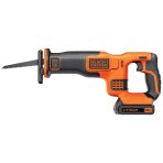 Akumuliatorinis tiesinis pjūklas Black&Decker BDCR18M1-QW, 18V, 1 X 4 AH