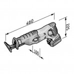 Tiesinis pjūklas FLEX RS 29 18,0 C