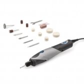 Tiesinis šlifuoklis - graviruoklis Dremel 2050-10 STYLO+ įrankis + 10 priedai