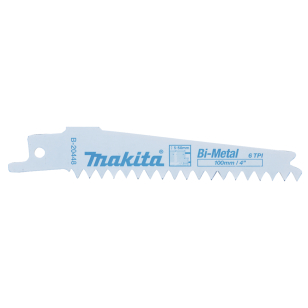 Tiesinio pjūklo pjūkleliai 100x0,9mm BiM kipsplaat (6tpi), 5tk, (S528DF) Makita B-20448