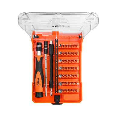 Tikslūs atsuktuvas su rankena 45 vnt. 5