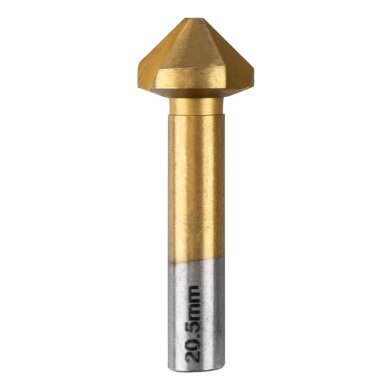 TiN stalviršio grąžtai, 6,3–20,5 mm, rinkinys 6 vnt. 2 TiN stalviršio grąžtai, 6,3–20,5 mm, rinkinys 6 vnt. 2