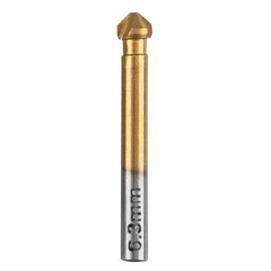 TiN stalviršio grąžtai, 6,3–20,5 mm, rinkinys 6 vnt. 3