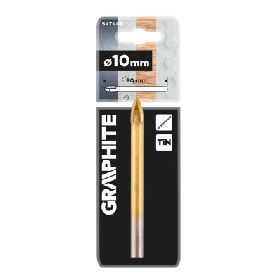 TiN universalus grąžtas, 10 mm 1 TiN universalus grąžtas, 10 mm 1