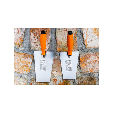 Tinko kraštinė mentele - trapecinė, 140 mm, bi-material handle 6