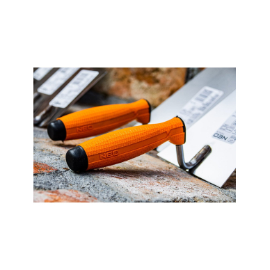 Tinko kraštinė mentele - trapecinė, 140 mm, medine rankena 5