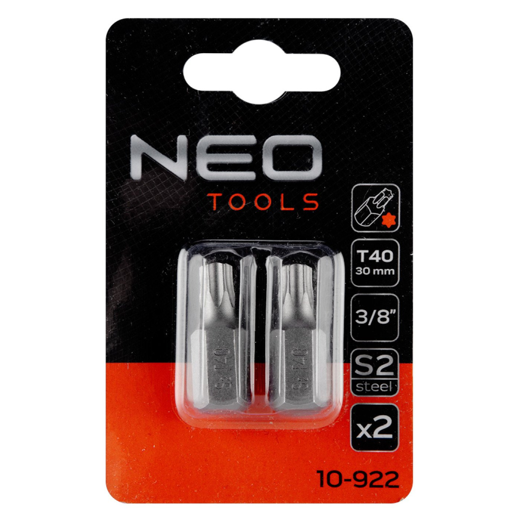 TORX Antgaliukai T40 x 30 mm, S2 x 2 vnt. 1 TORX Antgaliukai T40 x 30 mm, S2 x 2 vnt. 1