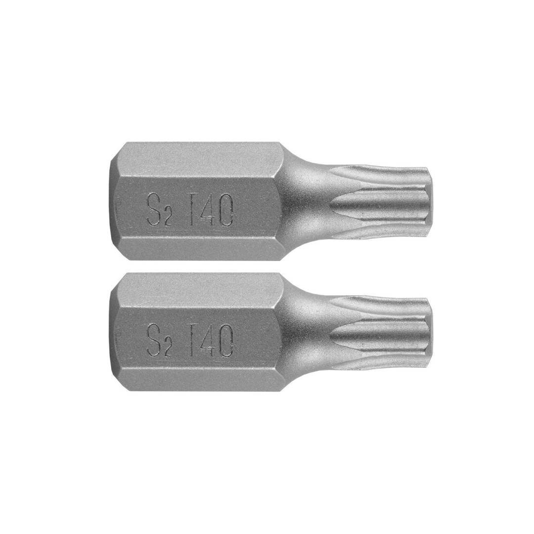 TORX Antgaliukai T40 x 30 mm, S2 x 2 vnt. TORX Antgaliukai T40 x 30 mm, S2 x 2 vnt.