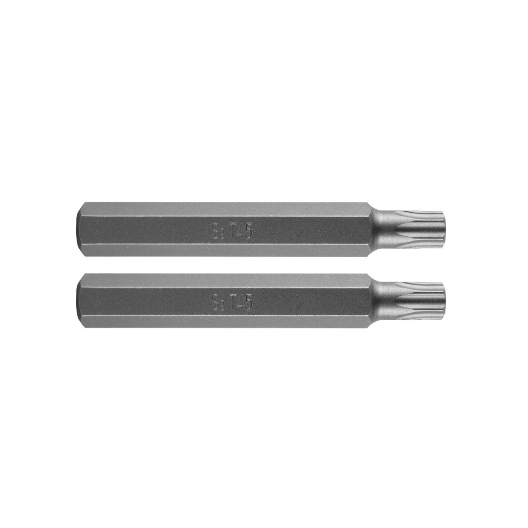 TORX Antgaliukai T45 x 75 mm, S2 x 2 vnt. TORX Antgaliukai T45 x 75 mm, S2 x 2 vnt.