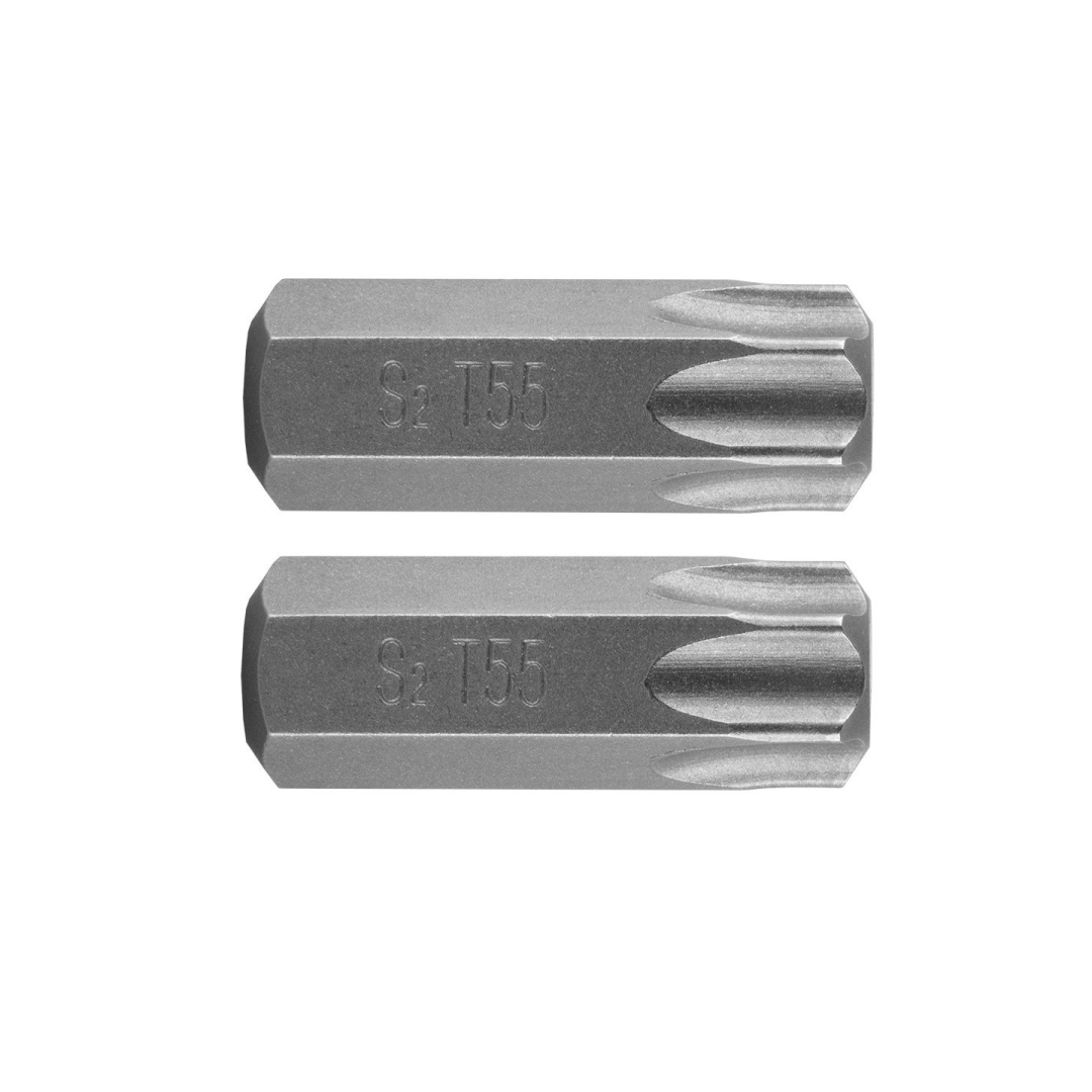 TORX Antgaliukai T55 x 30 mm, S2 x 2 vnt. TORX Antgaliukai T55 x 30 mm, S2 x 2 vnt.