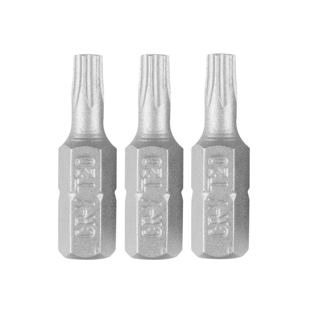 „Torx“ bitai T20 x 25 mm, 3 vnt