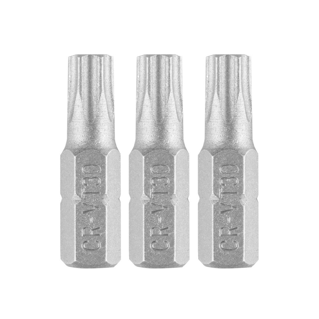 „Torx“ bitai T30 x 25 mm, 3 vnt „Torx“ bitai T30 x 25 mm, 3 vnt