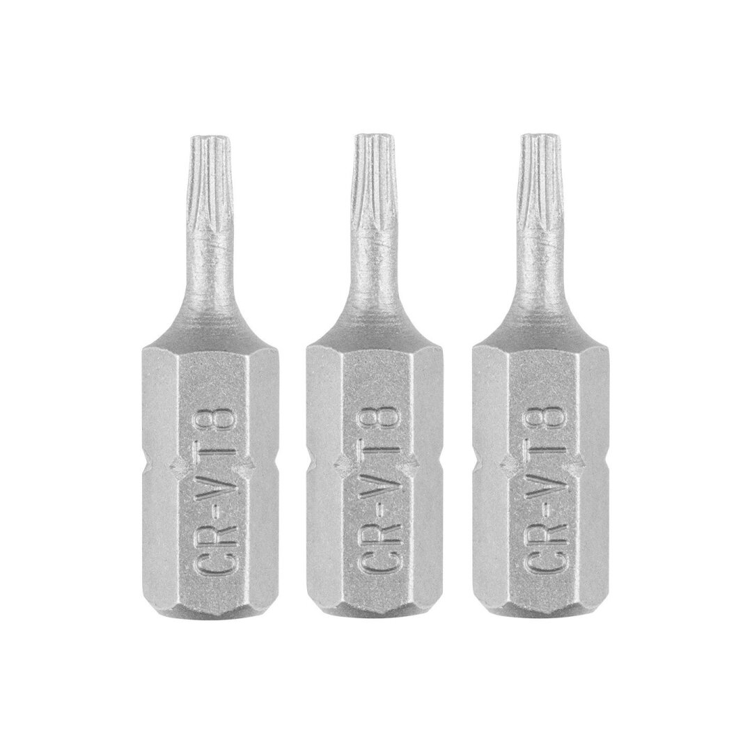 „Torx“ bitai T8 x 25 mm, 3 vnt