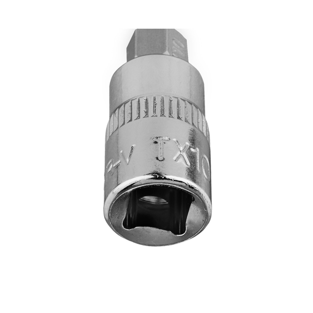 TORX TX10 antgalis su 1/4" galvutė, trumpas, 37 mm 3 TORX TX10 antgalis su 1/4" galvutė, trumpas, 37 mm 3