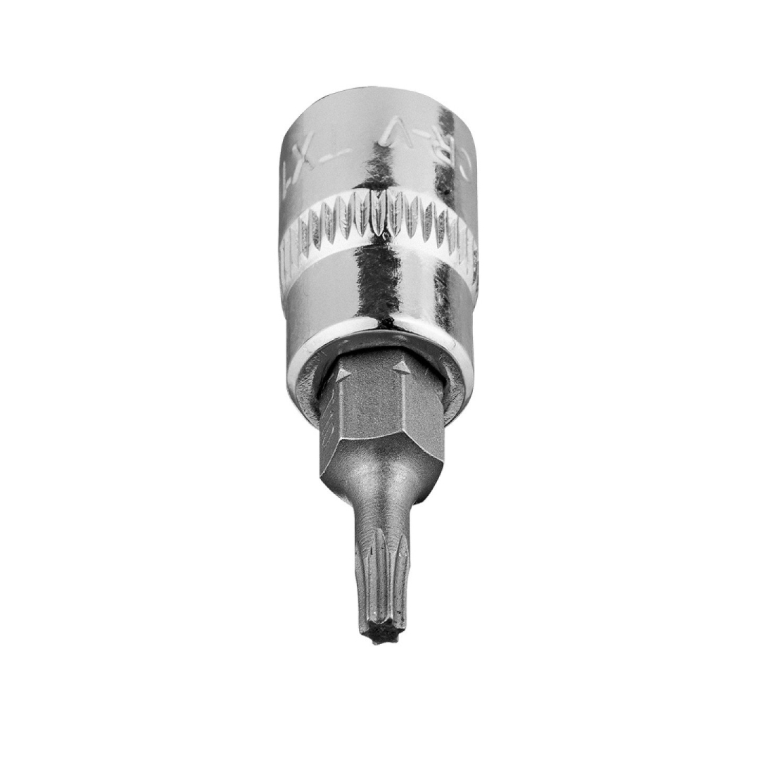 TORX TX10 antgalis su 1/4" galvutė, trumpas, 37 mm 4