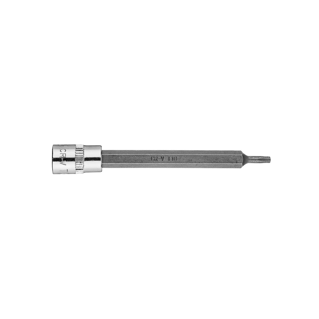 TORX TX10 antgalis su 1/4" ilgio galvutė, 87 mm 1 TORX TX10 antgalis su 1/4" ilgio galvutė, 87 mm 1