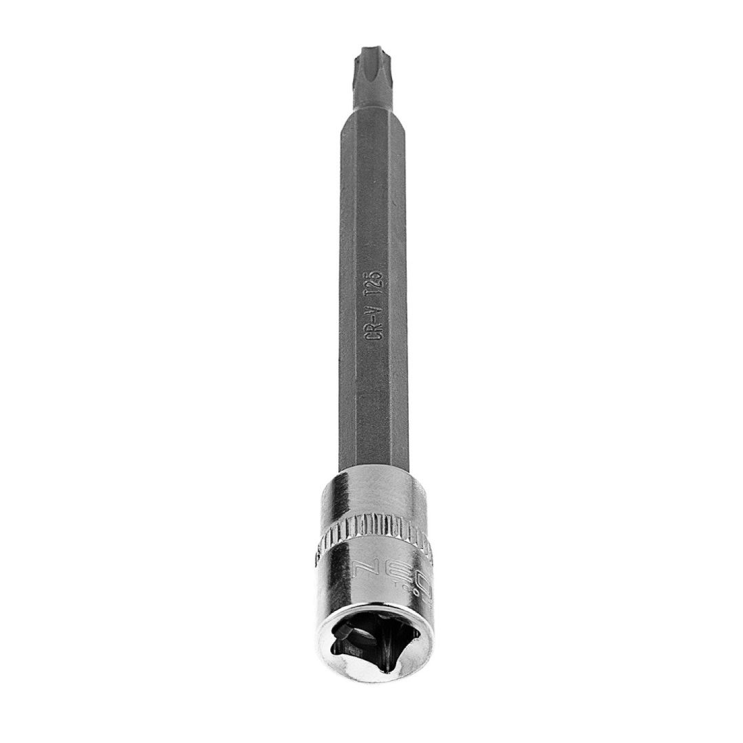 TORX TX25 antgalis su 1/4" galvute, ilgas, 87 mm 3 TORX TX25 antgalis su 1/4" galvute, ilgas, 87 mm 3