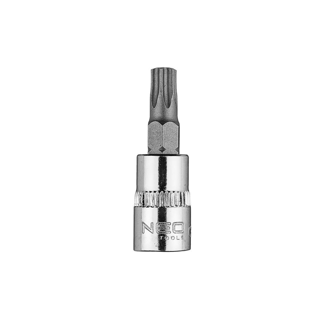 TORX TX30 antgalis su 1/4" galvutė, trumpuoju, 37 mm TORX TX30 antgalis su 1/4" galvutė, trumpuoju, 37 mm