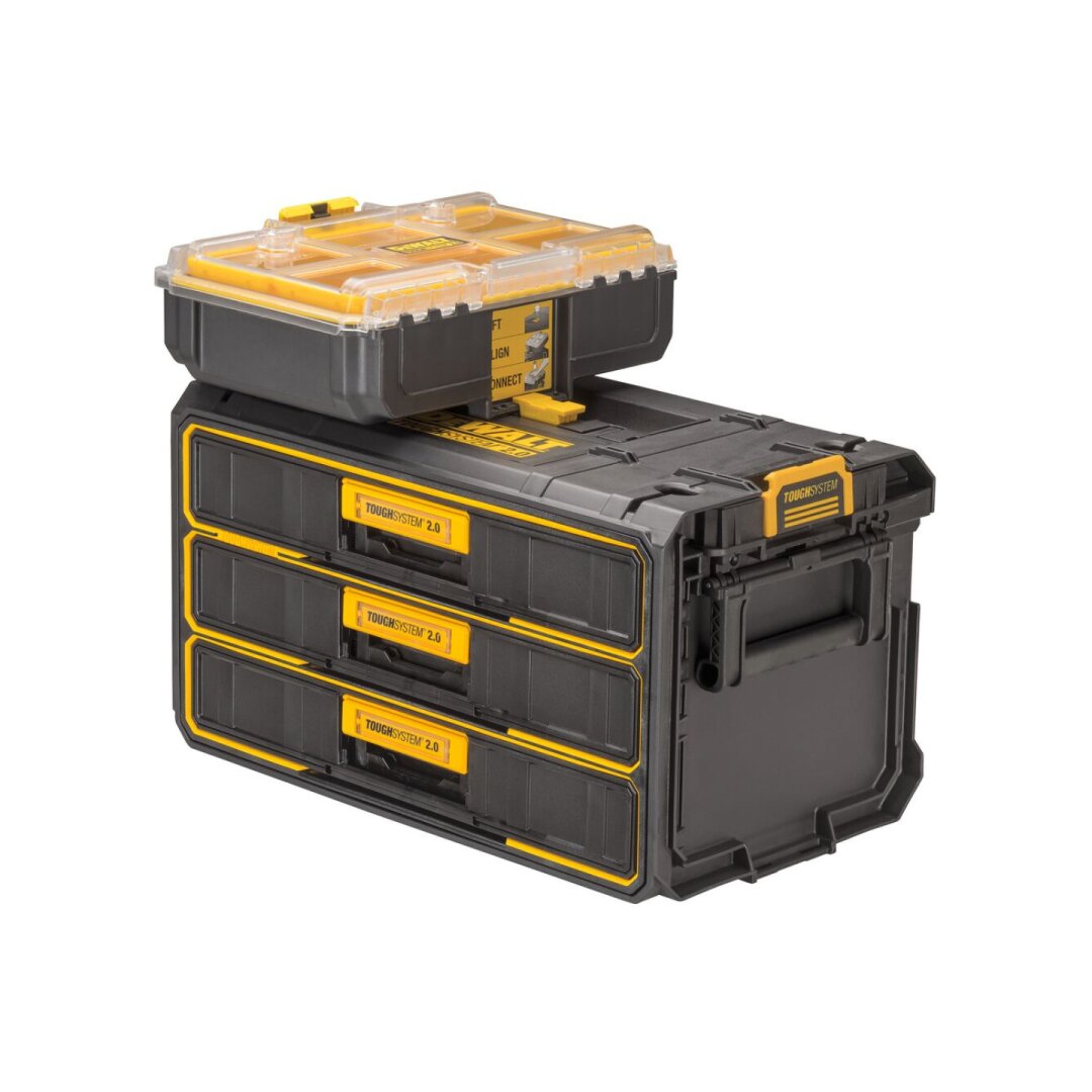 TOUGHSYSTEM® 2.0 Įrankių dėžė 3 stalčiai DeWalt DWST08330-1 5