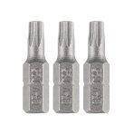 „Torx“ bitai T25 x 25 mm, 3 vnt