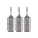 „Torx“ bitai T6 x 25 mm, 3 vnt