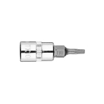 TORX TX10 antgalis su 1/4" galvutė, trumpas, 37 mm