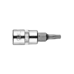 TORX TX15 antgalis su 1/4" galvutė, trumpas, 37 mm