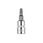 TORX TX25 antgalis su 1/4" galvutė, trumpas, 37 mm