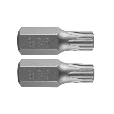 TORX Antgaliukai T45 x 30 mm, S2 x 2 vnt. TORX Antgaliukai T45 x 30 mm, S2 x 2 vnt.