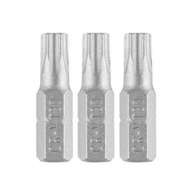 „Torx“ bitai T30 x 25 mm, 3 vnt