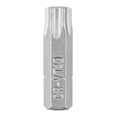 „Torx“ bitai T40 x 25 mm, 3 vnt 2 „Torx“ bitai T40 x 25 mm, 3 vnt 2