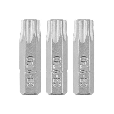 „Torx“ bitai T40 x 25 mm, 3 vnt