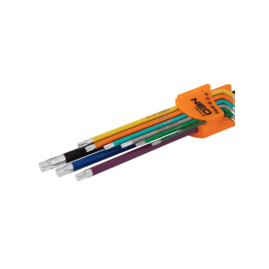 Torx raktai T10-T50 9vnt. 2 Torx raktai T10-T50 9vnt. 2