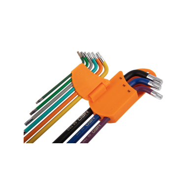 Torx raktai T10-T50 9vnt. 5 Torx raktai T10-T50 9vnt. 5