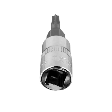 TORX TX15 antgalis su 1/4" galvutė, trumpas, 37 mm 3
