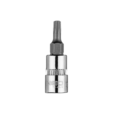 TORX TX20 antgalis su 1/4" galvutė, trumpas, 37 mm