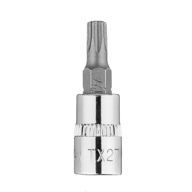 TORX TX27 antgalis su 1/4" galvutė, trumpas, 37 mm 5