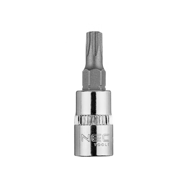 TORX TX27 antgalis su 1/4" galvutė, trumpas, 37 mm