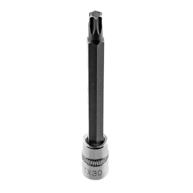 TORX TX30 antgalis su 1/4" galvute, ilgas, 87 mm 2