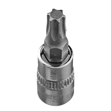 TORX TX30 antgalis su 1/4" galvutė, trumpuoju, 37 mm 2