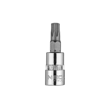 TORX TX30 antgalis su 1/4" galvutė, trumpuoju, 37 mm